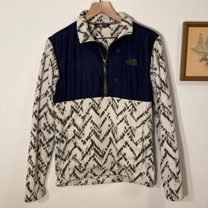The North Face Half Zip Patterned Fleece